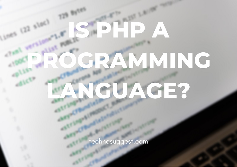 Is PHP a programming language